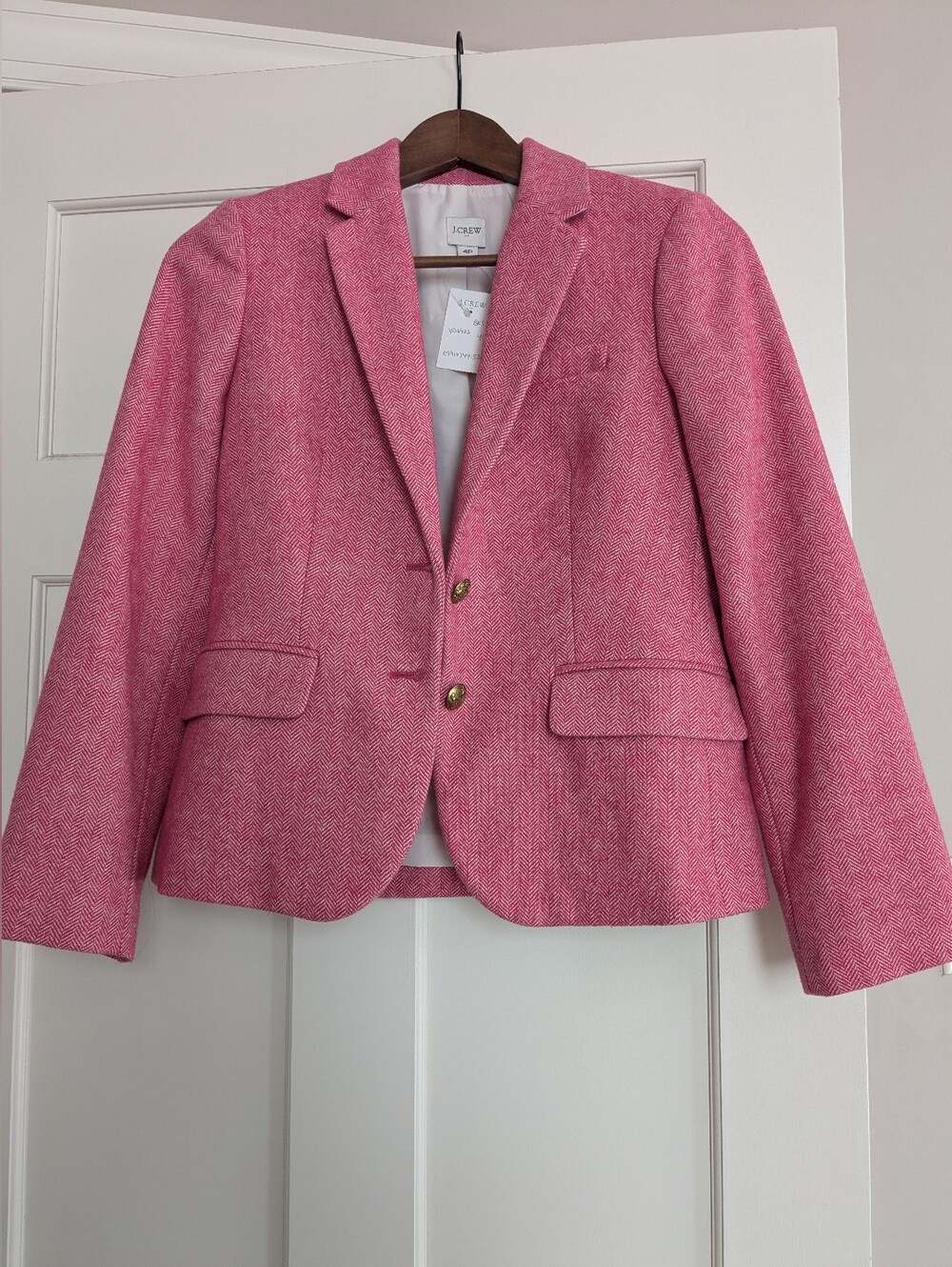 NWT. J Crew Women's Blazer. Size 4P.